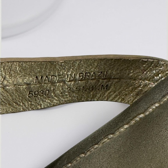 Tory Burch Shiny Silver Women's Sandals - Picture 5 of 5